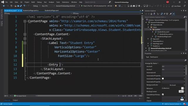 Design Simple Student Registration Page Using Xamarin Forms | Register UI | Xamarin.Forms смотреть онлайн