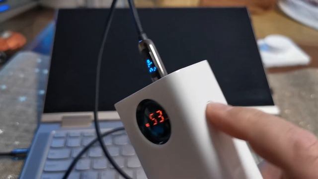 Външна батерия Baseus Amblight Digital Display Quick Charge Power Bank 30000mAh 65W PD QC3.0 FCP SC смотреть онлайн