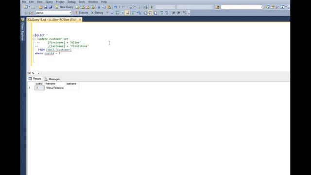 SQL Server UPDATE смотреть онлайн