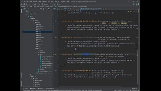 Урок по созданию модов FORGE 1 16 5 #38 Технические изменения руд и существ смотреть онлайн