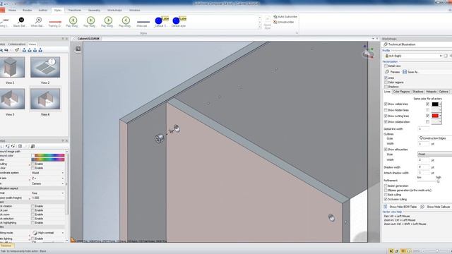 Creating Installation Instructions Using SOLIDWORKS Composer (Furniture Example)