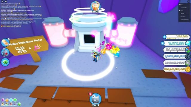 Risking GOLD Pixel Demon in the rainbow machine - Pet Simulator X смотреть онлайн