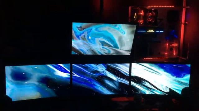 5760x1080 3x1 My LCD Surround Pyramid Setup 2 смотреть онлайн