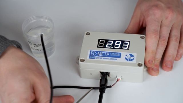 Датчик минерализации (TDS/EC-метр), RS485 / Modbus. Arduino, ESP32, гидропоника смотреть онлайн