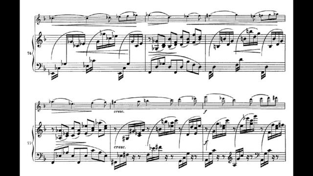 Fauré, Violin sonata 1, op.13 - Video Score - Arthur Grumiaux смотреть онлайн