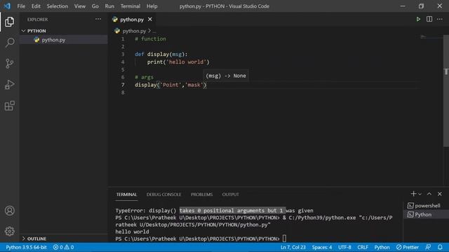 Functions | Packaging Codes Together: Python Programming for Beginners смотреть онлайн