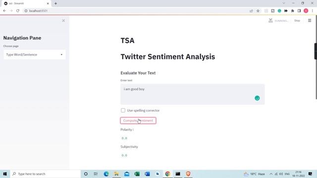 Social Media Sentiment Analysis using Streamlit with code in Python | Twitter Sentiment Analysis смотреть онлайн