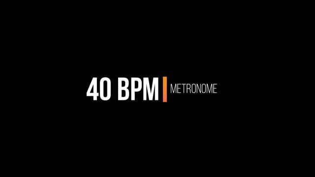 Metronome - 40 BPM смотреть онлайн