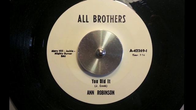 Ann Robinson - You Did it - killer sister funk смотреть онлайн