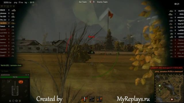 WOT: Malinovka - SU-76 - 6 frags - Top Gun, Sniper смотреть онлайн