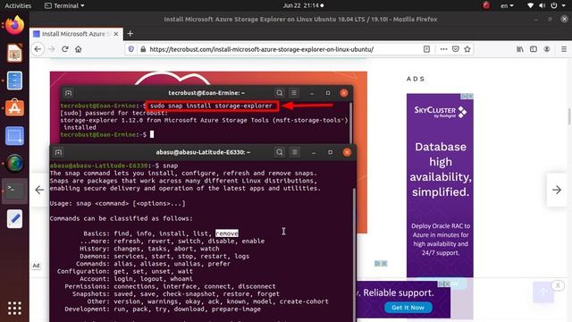 AZURE How to Uninstall Storage Explorer From Ubuntu sudo snap remove storage-explorer! Enjoy смотреть онлайн