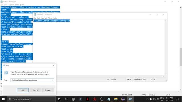 Implement Matrix Multiplication with Hadoop Map Reduce. смотреть онлайн