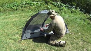 Одноместная легкая палатка армии США -  Litefighter 1 shelter system