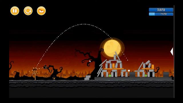 Angry Birds Chrome-Trick or Treat Level 7 смотреть онлайн
