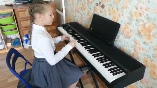 Ф.Шуберт «Экосез», Ю.Щуровский «Вариации на чешскую песню» - Кудрявцева Александра 9 лет 1 класс смотреть онлайн