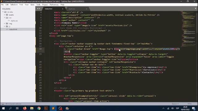 Desarrollo de sitio web de una sola página a partir de plantilla Bootstrap 5.0 смотреть онлайн