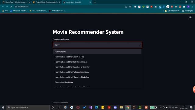 Project - Movie recommender system смотреть онлайн