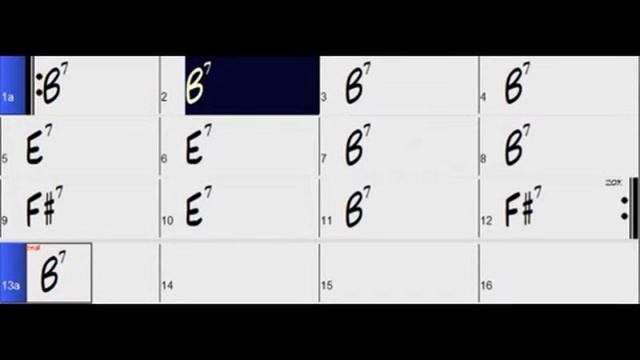 Blues 01 B 100bpm groovy