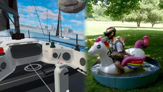 VR Sailing in a Kiddie Pool (MarineVerse Cup) - Oculus Quest - Adventure Brothers Extended Cut смотреть онлайн