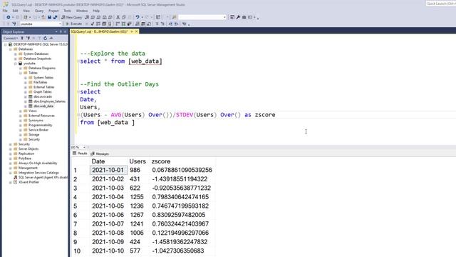 Find Outliers in SQL смотреть онлайн
