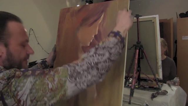 Научиться рисовать обнаженную, художник Сахаров, уроки живописи в Москве смотреть онлайн