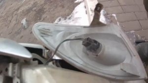 Замена габоритных огней на Мазда примаси 2001г.