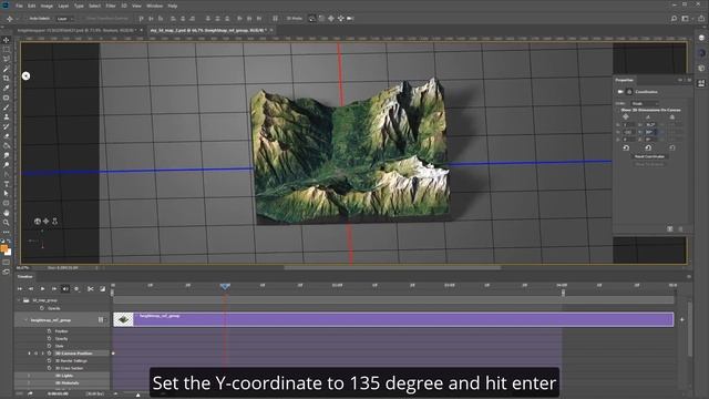 How to create a rotating 3d map GIF animation in Photoshop смотреть онлайн