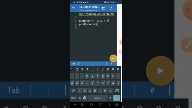 Python ? on Android: 32 shuffle() Function to Randomize the Contents of a List смотреть онлайн