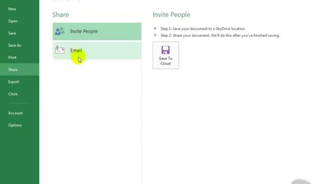 Microsoft Excel 2013 Tutorial 3 Backstage View смотреть онлайн