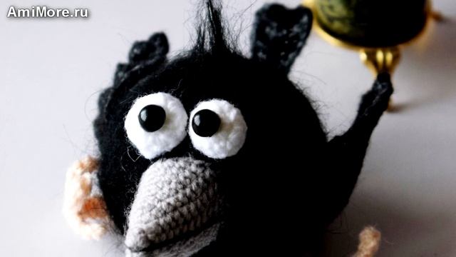 Амигуруми: схема Ворончик. Игрушки вязаные крючком - Free crochet patterns. смотреть онлайн