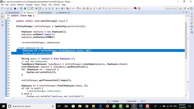 #5 JPA CRUD Example | JPA CRUD (Create,Read,Update,Delete) | Jpa MYSQL CRUD Example|RAJASEKHAR REDD смотреть онлайн
