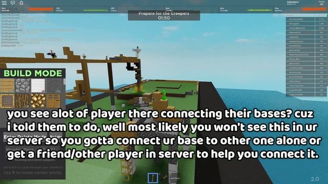 Basic Tips And Tricks On How To Survive, For New Players!!! | Creeper Chaos (ROBLOX) смотреть онлайн