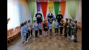 Оркестр с папами "Яблочко"