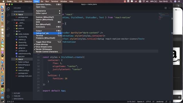 React Native: Setup & Use (react-native-vector-icons) смотреть онлайн