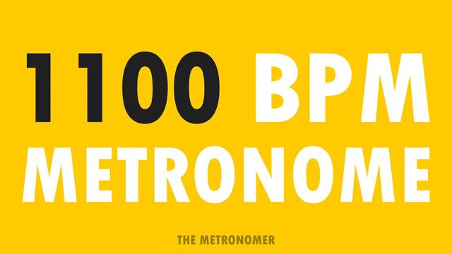 1100 BPM Metronome | 15 Minute Metronome Practice смотреть онлайн