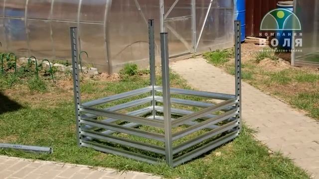 Оцинкованный компостер для дачи Плодородие смотреть онлайн