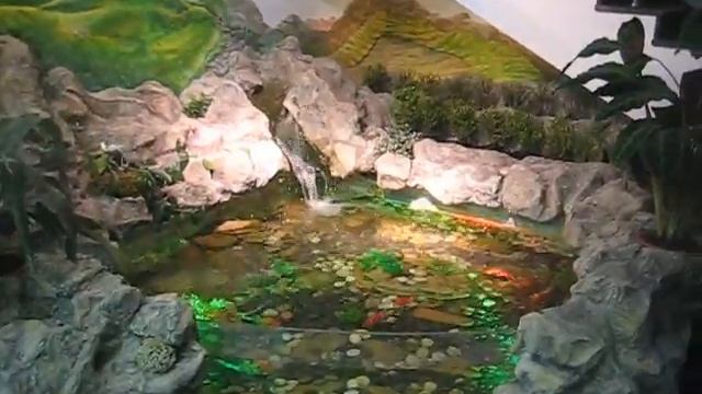 Водопад с прудом от ООО "Аква Куб".avi смотреть онлайн