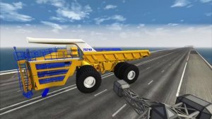Гигантский #Спиннер и #полицейские машины Игра BeamNG. Drive  Игры про машинки для мальчиков.mp4