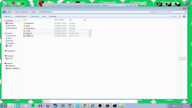 Bukkit Plugin Tutorial: CommandsForSale [OFFICIAL] смотреть онлайн