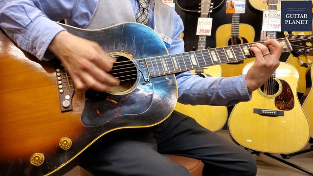 Gibson 1954 J-160E ~Solid Top&Back!!~【商品紹介＠Guitar Planet】 смотреть онлайн