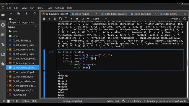 How to Create a List of Named Entities from an Index with OpenCV (OCR in Python Tutorials 03.03) смотреть онлайн