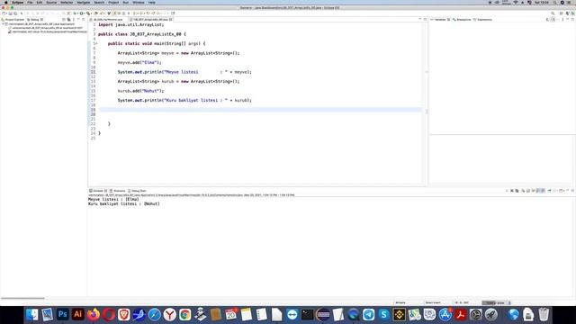 037 Java Dersleri : Java ArrayList String .add() ve .addAll() metodlari смотреть онлайн