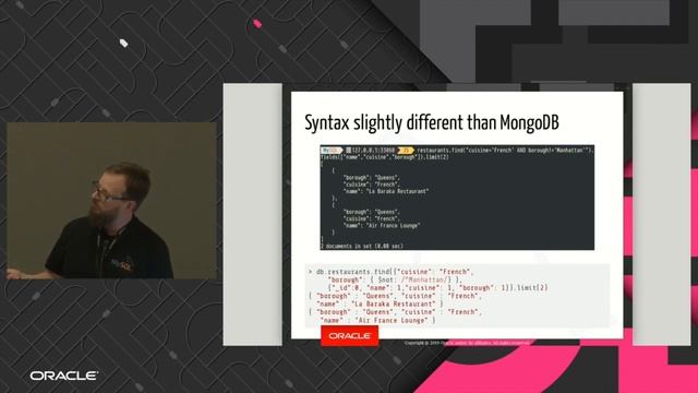 Oracle Code ONE Roma 2019: NoSQL + SQL = MySQL смотреть онлайн