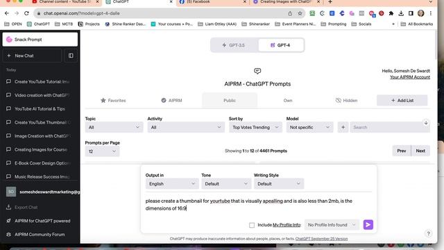 Unlock YouTube Success: A Step-By-Step Guide to ChatGPT and DALLE 3 смотреть онлайн