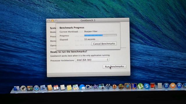 Macbook Pro Retina 15-inch Early 2013 - Geekbench 3 Test!