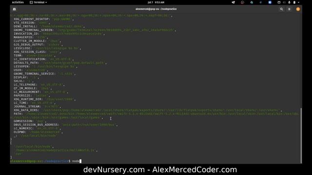 AM Coder - Introduction to NodeJS (Install, Running Scripts, process.env, process.argv, and more) смотреть онлайн
