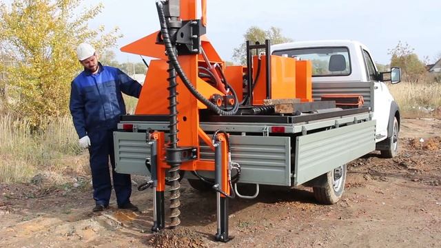 Буровая установка УБШМ на шасси УАЗ. Бурение на воду, геологоразведка, сейсморазведка. смотреть онлайн