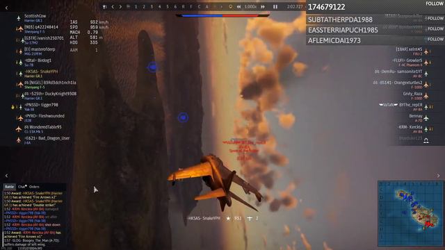 War Thunder-Quick sum-up for Harrier GR.1 смотреть онлайн