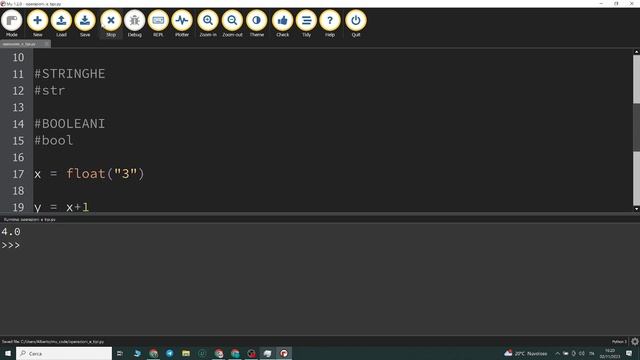 Python - Tipi di dato, operazioni e cast смотреть онлайн
