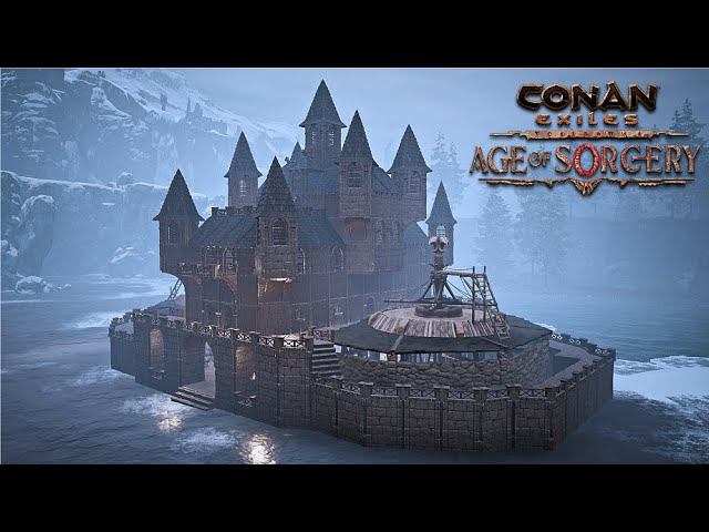 How To Build A Northern Сastle [ Timelapse ] - Conan Exiles Age Of Sorcery